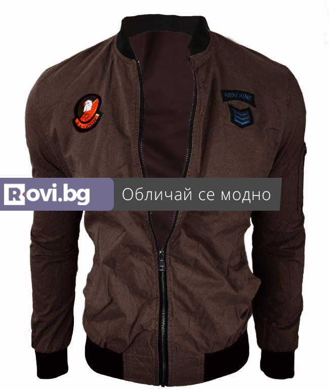 Пролетно яке „Дейвид“ кафяв